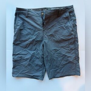 O'Neill Men's Charcoal Flat Front Shorts